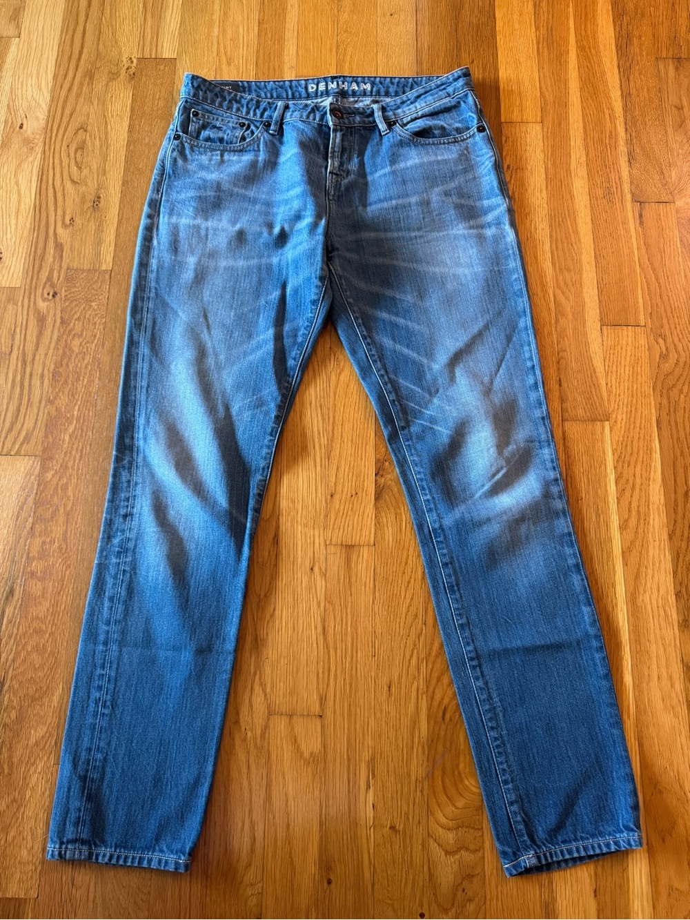 Denham Point Carrot Fit Blue Waist 28